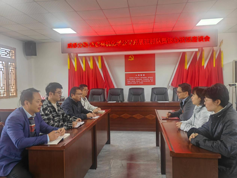 公司组织驻村队员谈心谈话座谈会 公司组织驻村队员谈心谈话座谈会